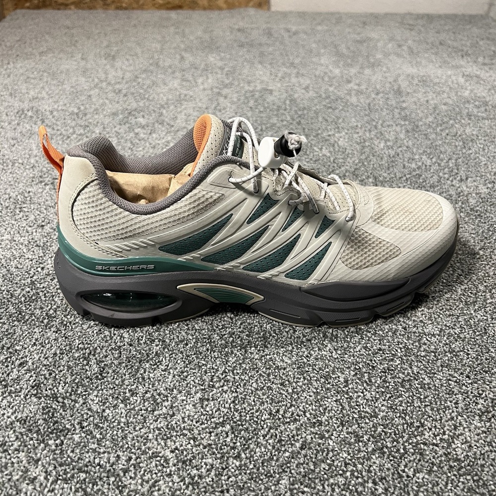 Skechers Skech-Air Men's 12 Gray Green Comfort Sneakers Air Cooled Memory Foam